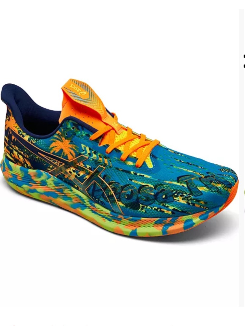 Men's ASICS Vibrant Blue & Orange Noosa Tri 14 Running Shoe size 12